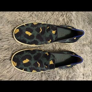 Rothy’s blue spot sneakers. Size 9.5. VGUC